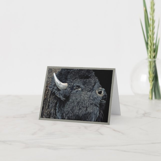 "Call of the Prairie" - Bison Card (Front)