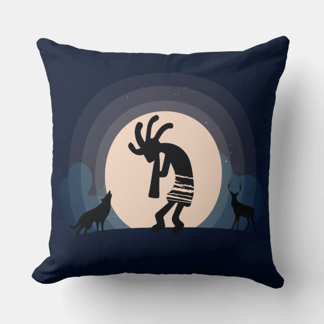 Call of the Wild Kokopelli's Lumbar Pillow (Front)