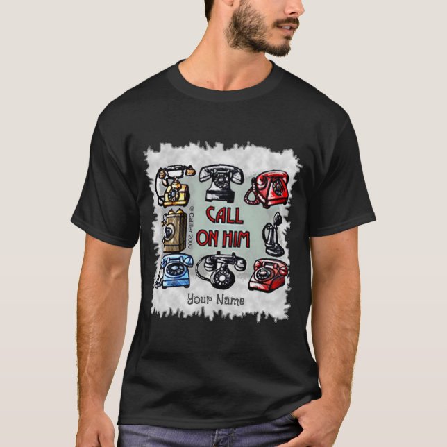 Call on Him Christian T-Shirt (Front)