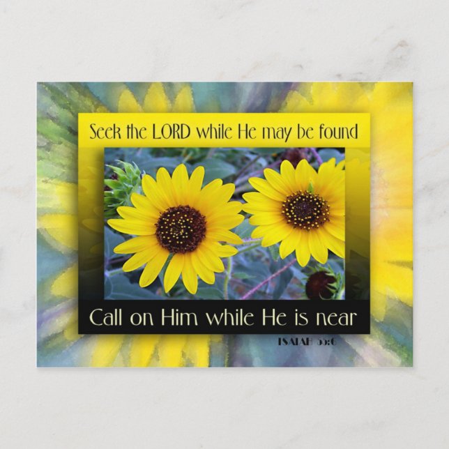 Call on Him Postcard (Front)