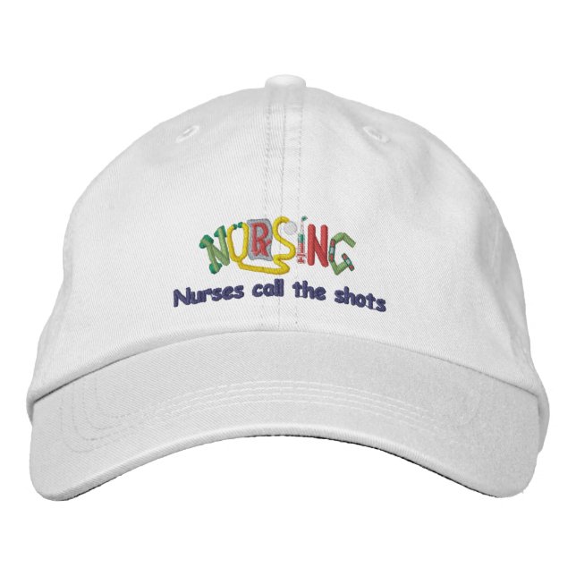 Call Shots Nurse Embroidered Hat (Front)