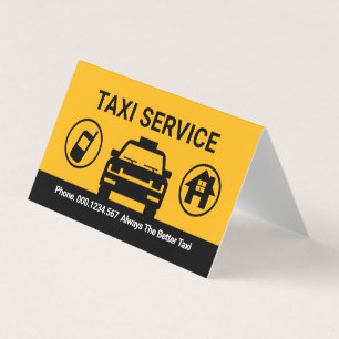 Call Taxi For Transport Destination Business Card