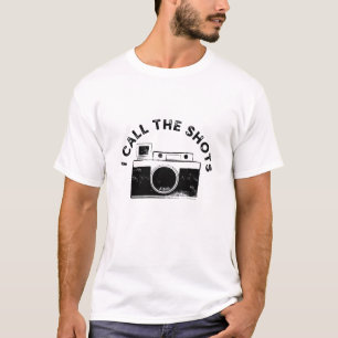 Call The Shot Vintage Camera Art T-Shirt