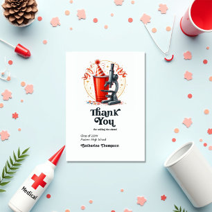 "Call the Shots" Funny Nurse Graduation Photo Thank You Card