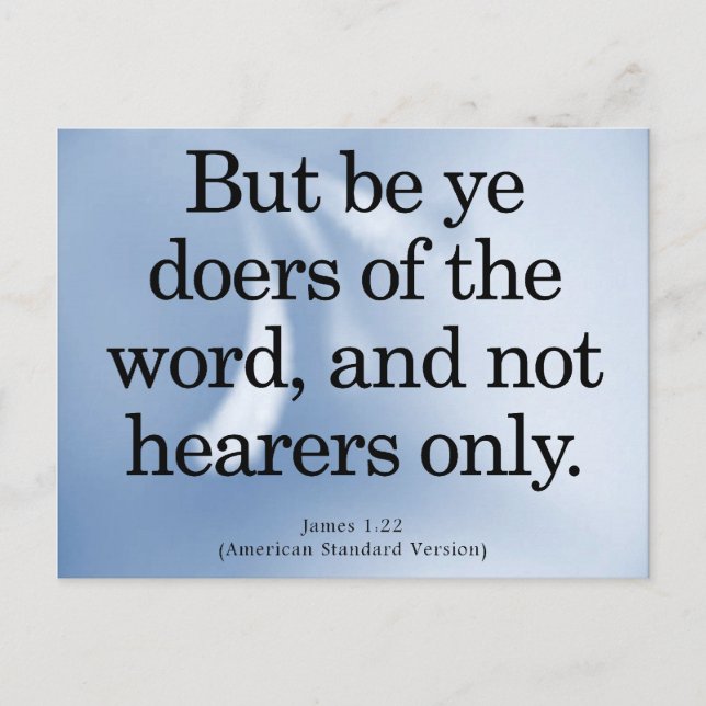 Call to Action James 1-22 Postcard (Front)