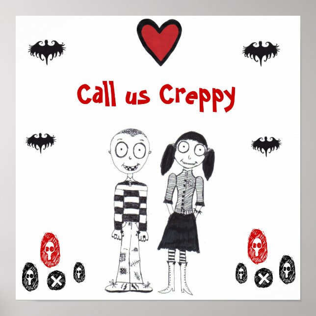 Call Us Creepy Poster (Front)