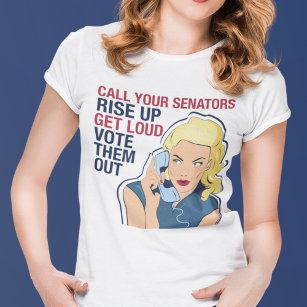 Call Your Senators Feminist Democrat Women's T-Shirt