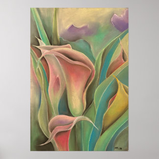 Calla Abstract Wall Art | Modern Botanical 