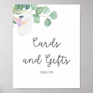 Calla and eucalyptus - Cards and Gifts Poster