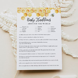 CALLA Baby Traditions Around The World Game Invitation