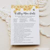 CALLA Bee Wedding Movie Quotes Bridal Shower Game