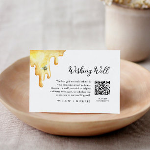 CALLA Bee Wishing Well, Honeymoon Fund QR Card