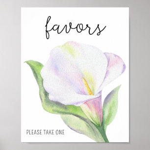 Calla - Favours, please take one poster