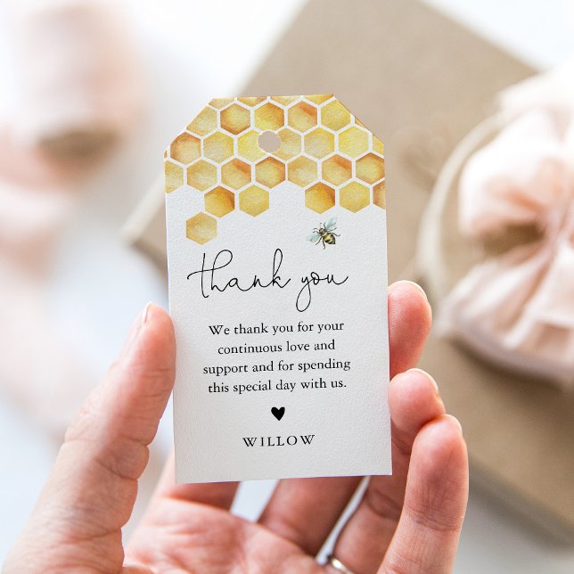 CALLA Honeycomb Bee Favour Tag (Creator Uploaded)