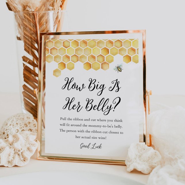 CALLA How Big Is Her Belly Baby Shower Game Poster (Creator Uploaded)