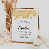 CALLA How Many Candies in Jar Baby Shower Game