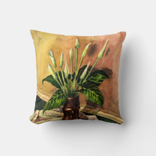 Calla lilies cushion