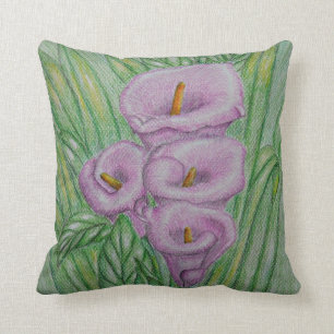 Calla lilies cushion