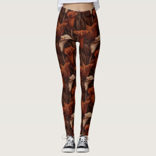 Calla Lilies Floral Best Mum Gift  Ladies Yoga Att Leggings