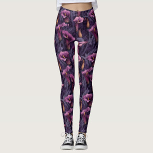 Calla Lilies Floral Holiday Gift Sets  Women Athle Leggings
