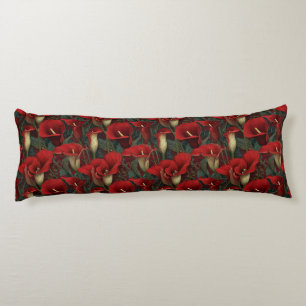 Calla Lilies Floral Warm Interiors Victorian Outdo Body Cushion