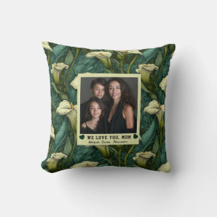 Calla Lilies Happy Birthday Mum Stylish Living Cushion