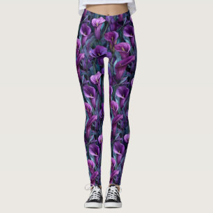 Calla Lilies Inspired Womens Accessories Ladies Leggings