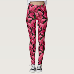 Calla Lilies Petal Best Friend Gifts Exercise Out Leggings