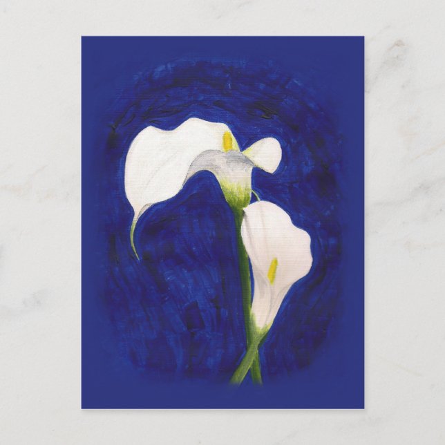 calla lilies post card (Front)