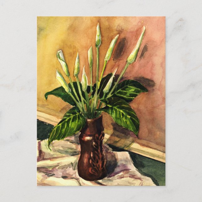 Calla lilies postcard (Front)