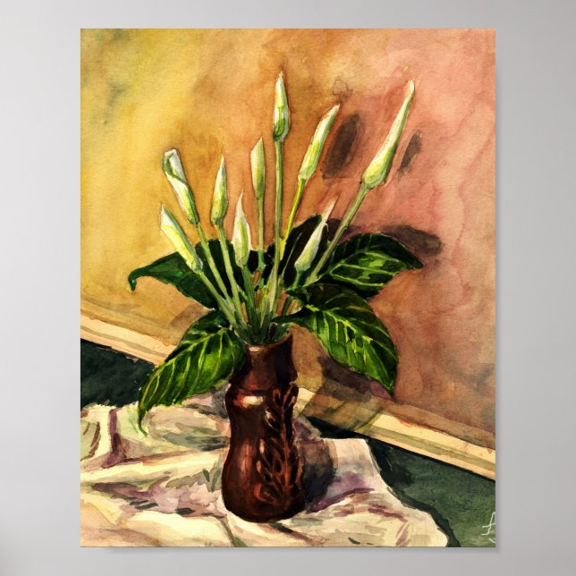 Calla lilies poster (Front)