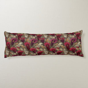 Calla Lilies Texture Apartment Decor Coastal Decor Body Cushion
