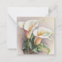 Calla lilies watercolor