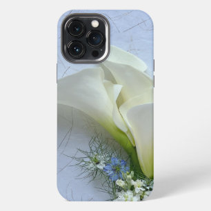 Calla lilies with nigella and stock flowers iPhone 13 pro max case