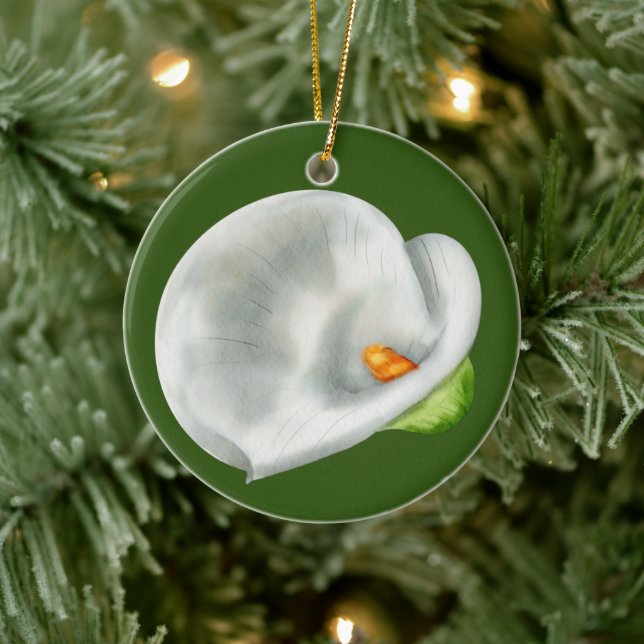 Calla Lilly Ceramic Tree Decoration (Tree)