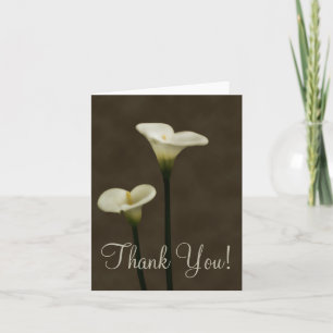 Calla Lilly Thank You Card