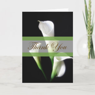 Calla Lily 3 Thank You Card