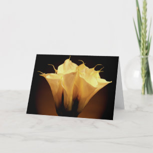 Calla lily bouquet card