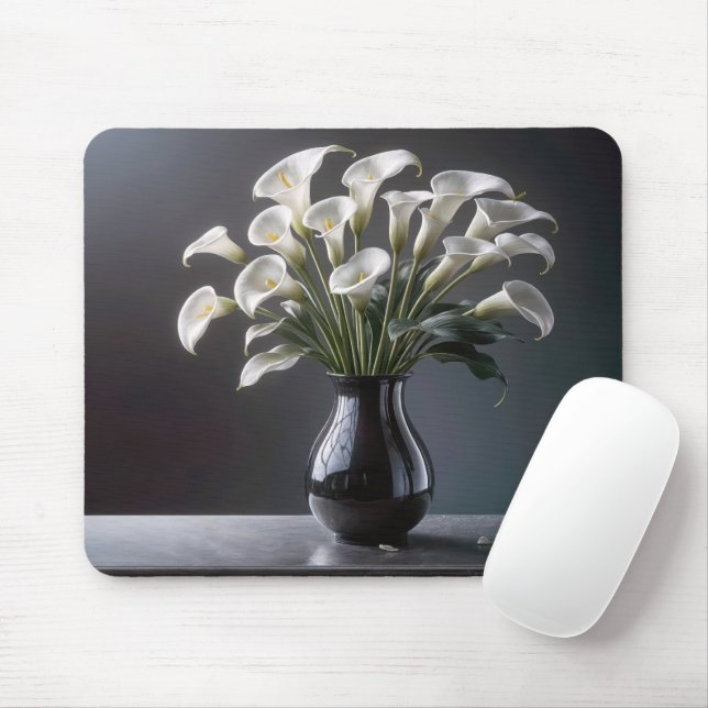 Calla Lily Bouquet Mouse Pad (With Mouse)