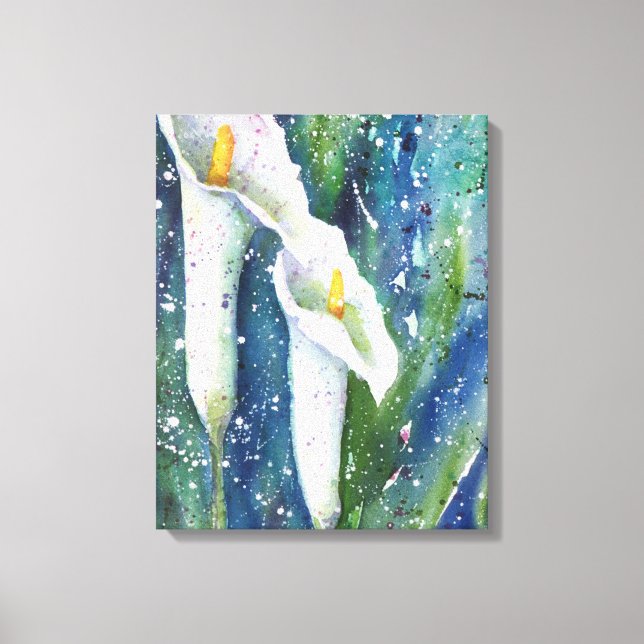Calla Lily Canvas Print (Front)