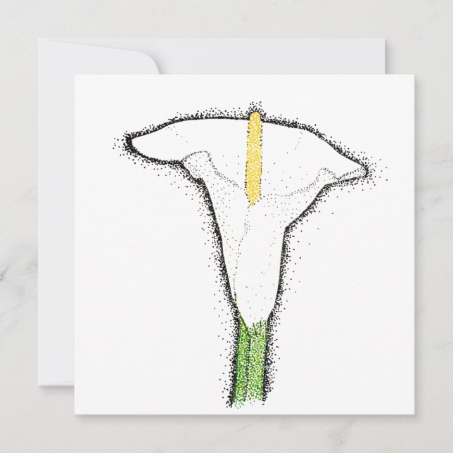 Calla Lily Card (Front)