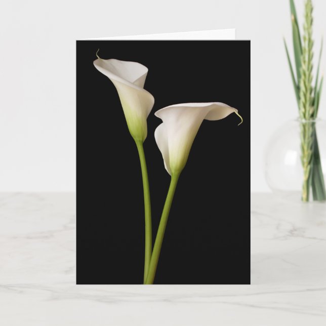 Calla Lily Card (Front)