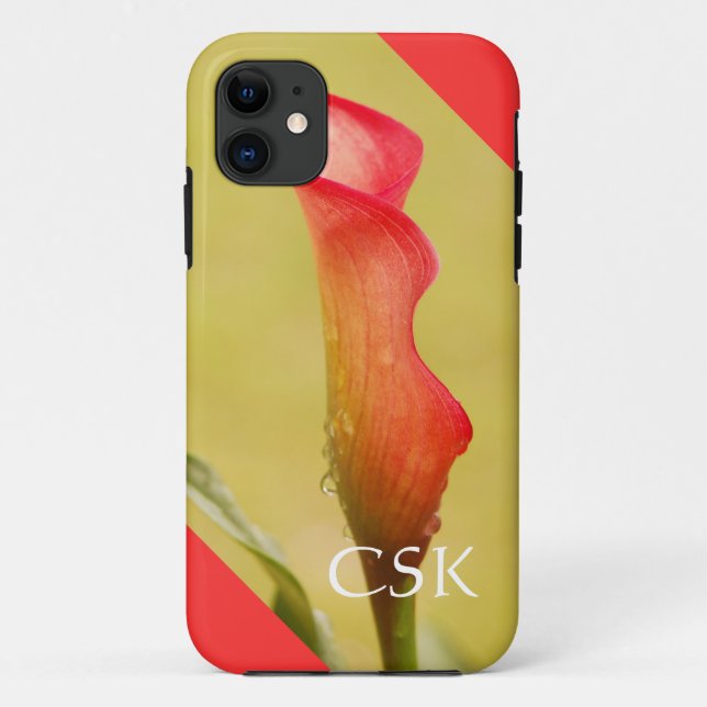 Calla Lily Iphone Case (Back)