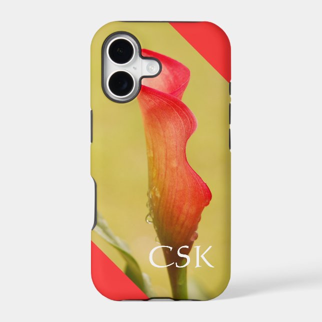 Calla Lily Iphone Case (Back)