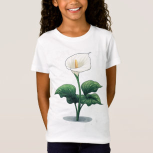 Calla Lily Kawaii Art T-Shirt