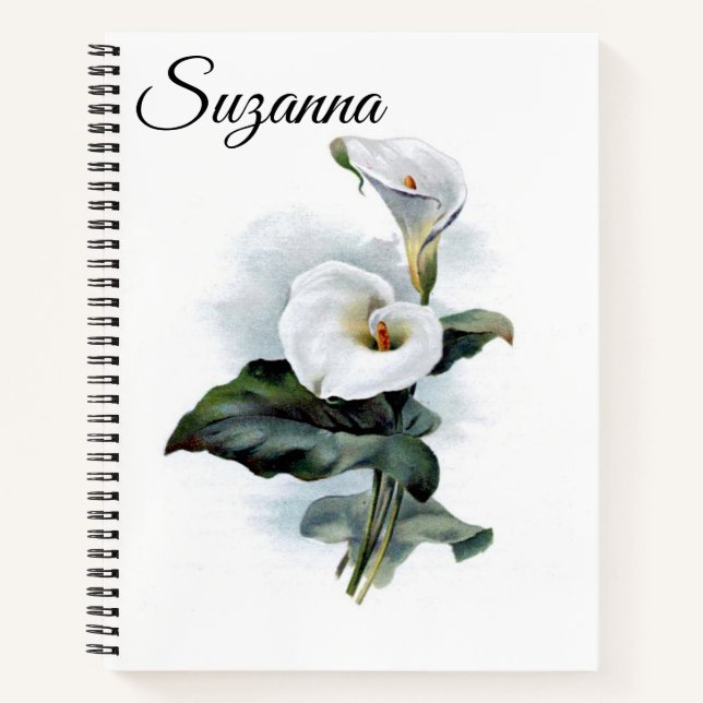 Calla Lily Notebook (Front)