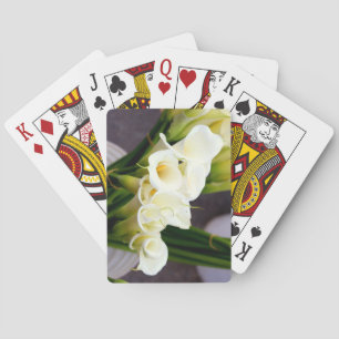 calla lily playing cards