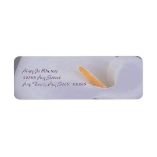 Calla Lily Return Address Labels