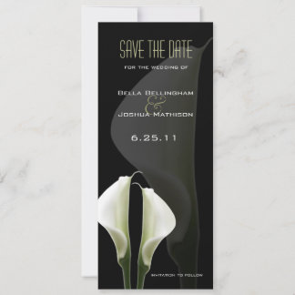Calla Lily Save the Date Announcement