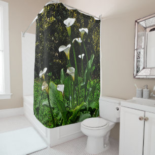 "CALLA LILY" SHOWER CURTAIN